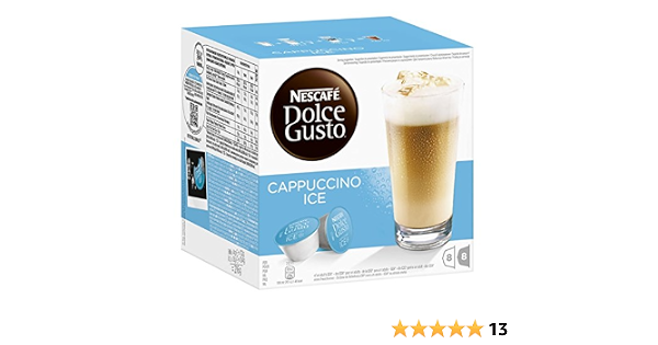 Nescafé Dolce Gusto Cappuccino Ice, 16 Cápsulas : Amazon.es: Alimentación y  bebidas