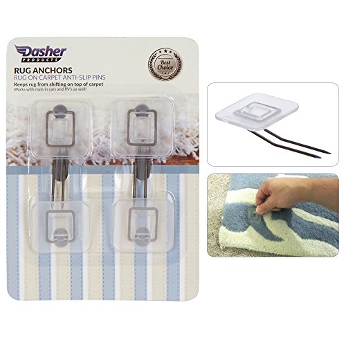 Rug anchors anti slip pins - rug gripper to hold rugs in place, d…