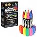 Cedar Markers Liquid Chalk Markers - 8 Pack With 2 Free Wine Glass Markers and 20 Chalkboard Labels. Amazing Neon Color Pens. Reversible Bullet And Chisel Tip And A Brand New Revolutionary Cap.