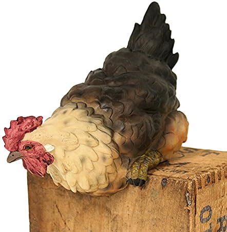 Country Chicken Hen Shelf Sitter Figurine