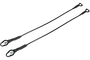 HOPESPANNER Pair Rear Tailgate Cables Lift Gate Support Straps Pickup for Dodge for Ram 1500 2500 3500 55276074AC Vehicle Com