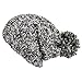 LETHMIK Women's Slouchy Beanie Hat Pom Pom Basic Color Knit Skully Beanie Cap Gray