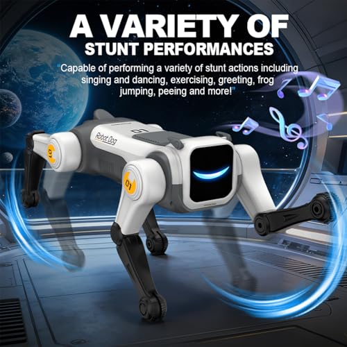 Beauenty Smart Robot Dog for Kids,mart Interactive Pet Toy with Remote Control,9+Actions Voice Commands,Music, Dance,Durable Design for Kids Age 3+
