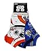 Star Wars BB-8 R2-D2 Mens Athletic Crew Sock Set Pack of 3 size 6-12