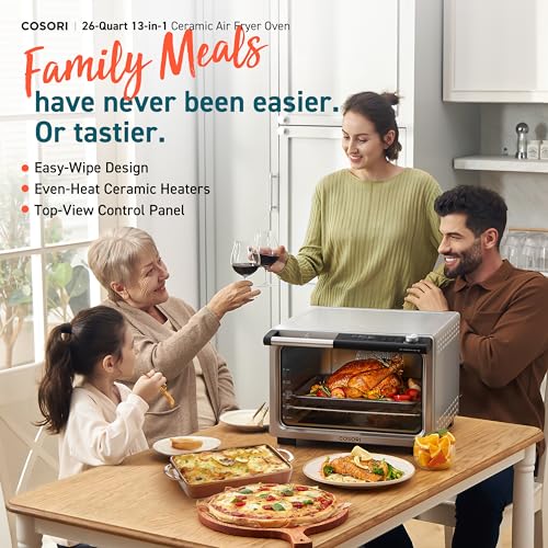 Cosori Air Best Air Fryer Dehydrator Toaster Oven COSORI Smart 11-in-1 Air  Fryer Toaster Oven Combo, Airfryer Convection Countertop Bake Roast Reheat 