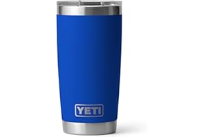 YETI Rambler 20 oz Tumbler, Stainless Steel, Vacuum Insulated with MagSlider Lid, Royal Blue