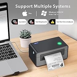 POLONO Thermal Label Printer, 4x6 Shippping Label