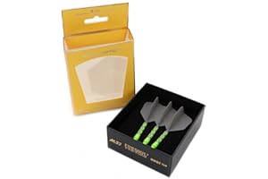 CUESOUL ROST T19 Integrated Dart Shaft and Flights Big Wing Shape Grey 33mm-Say Goodbye to Falling Dart Flight