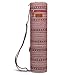 ELENTURE Full-Zip Exercise Yoga Mat Carry Bag with Multi-Functional Storage Pockets (Red and Pink)