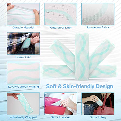 Disposable Toilet Seat Covers Extra Large 20 Packs Perfect for Adults and Kids Potty Training with Individually Wrapped Home Travel Use (New Wave)