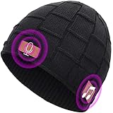 ARPSTAR Voice Control Bluetooth Beanie, Wireless Bluetooth 5.0 Beanie Music Hat for Men Women