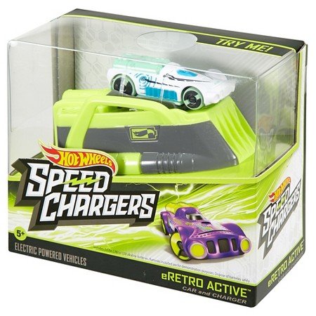 Hot Wheels SPEED CHARGERS eRETRO ACTIVE Car & Charger