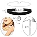 iWenSheng 14pcs Black Gothic Stretch Henna Tattoo Choker Collar Charm Pendant Necklace for 80s 90s (Pack of 14pcs Velvet Style-Silver)