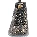 Skechers Women's Burst Seeing Stars High Top,Black/Gold,US 8.5 M