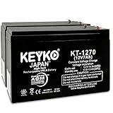 Razor Dual For MX350 (V9+)|MX400|Pocket Mod|Dirt Quad Dune Buggy|Ground Force DriFter|GF Go Kart(V13+)|PR(V7+) Battery Fresh & REAL 7.2 Amp AGM/SLA Rechargeable KEYKO KT-1270 - F1/F2-2 Pack