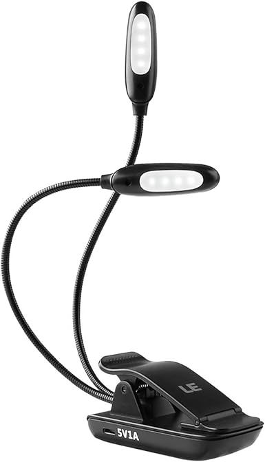 Lampe De Bureau à Pince Avec Télécommande - Bras Flexible, Intensité Et Couleur Réglables, Dorée