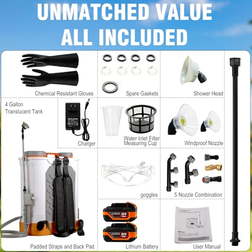 4.76 Gallon Auto Mixing Battery Powered Backpack Sprayer photo 9