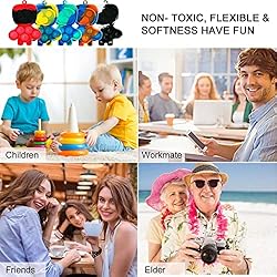 Leencum 5Pcs Mini Simple Fidget Toy Stress Relief