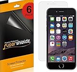 Supershieldz (6 Pack) Anti Glare and Anti Fingerprint (Matte) Screen Protector for Apple iPhone 6 and iPhone 6S (4.7 inch)