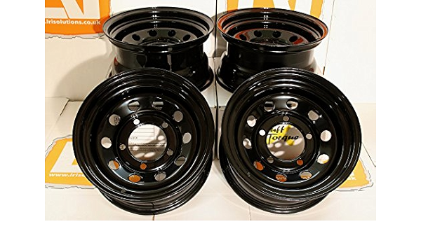 Cuatro/4 Land Rover Defender Negro Brillante Modular ruedas ...