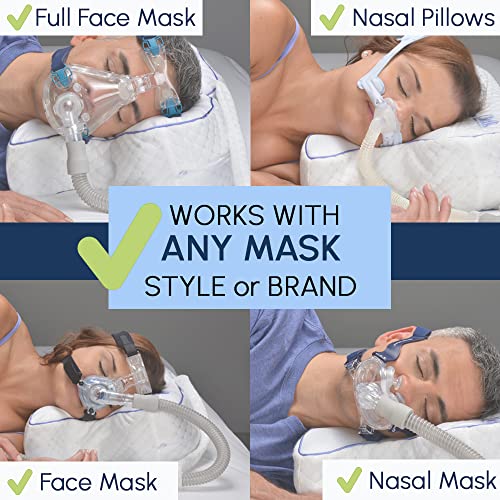 Contour CPAPMax Pillow 2in1 Adjustable Memory Foam Pillow for Better