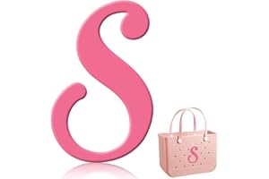 Alixumiss Decorative Lettering Charms for Bogg Bag, Alphabet Lettering Accessories, Decorative Bogg Bag Charms Insert Alphabet Lettering, Alphabet 3D Letters for Personalizing Handbag DIY