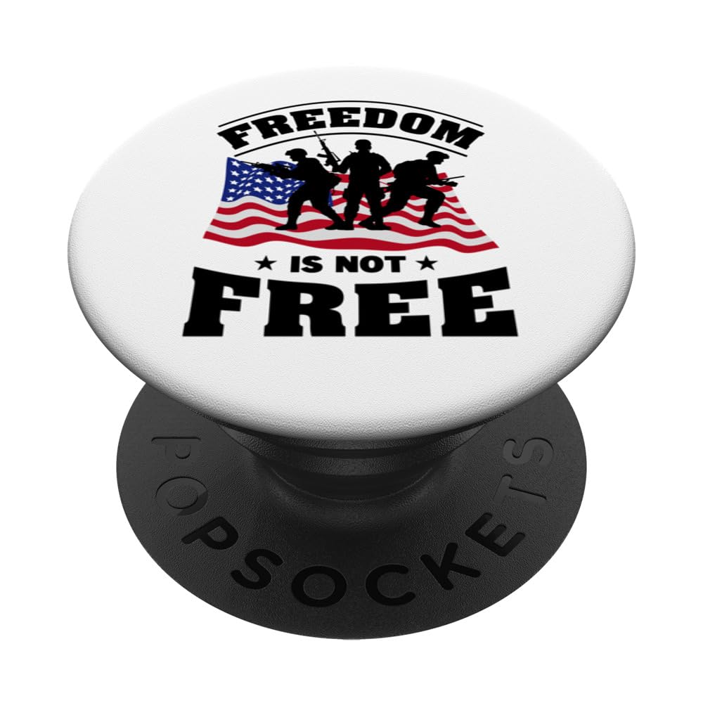 Memorial Day 4th of July Gift Independence Day Patriotic PopSockets Swappable PopGrip