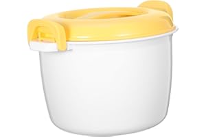 TOYANDONA Microwave Rice Cooker Food Grade Plastic High Temperature Resistant Multifunctional Steamer for Rice