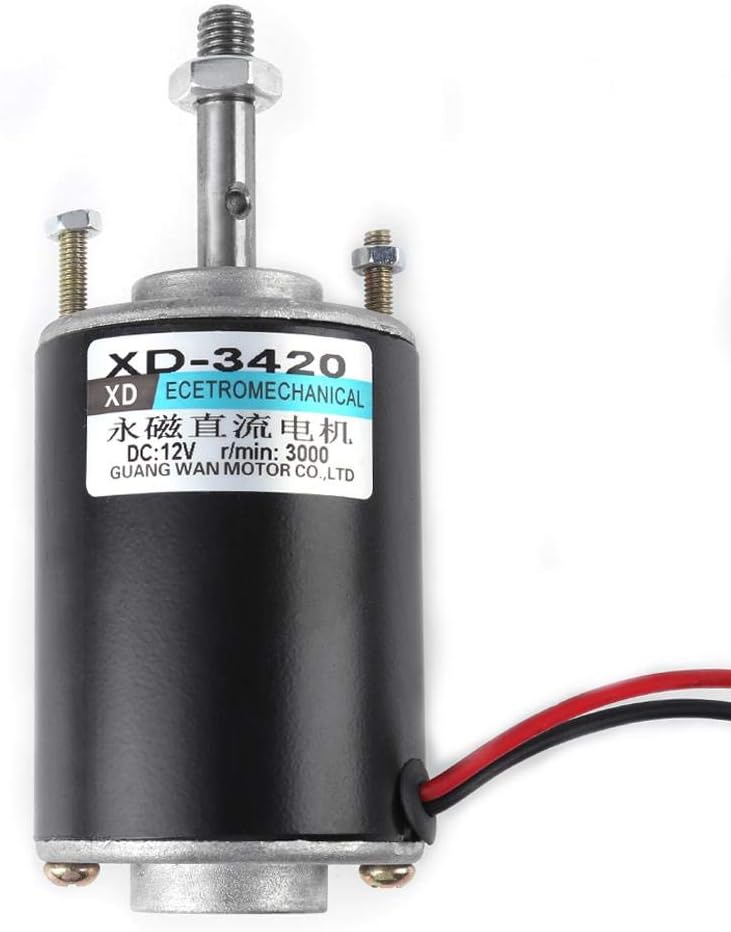 High Torque Permanent Magnet DC Motor, 12/24V 30W High Speed CW/CCW DC Motor For DIY Generator(12V, 3500RPM) - - 