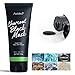 AsaVea Black Mask Peel off Mask With Brush 80g- Charcoal Blackhead Remover Deep Cleaning Facial Mask for Face & Nose, Pore Shrinking, Acne & Oil Control, Anti Aging