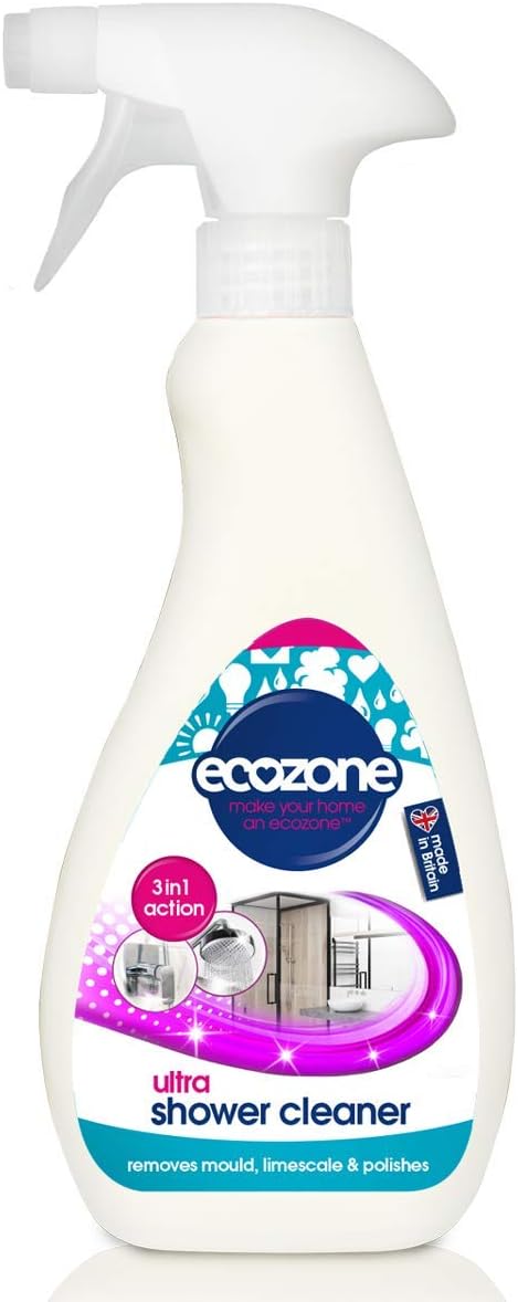 EcoZone Ultra Shower Cleaner 3-in-1 Anti-Bacterial De-Scaler 500ml