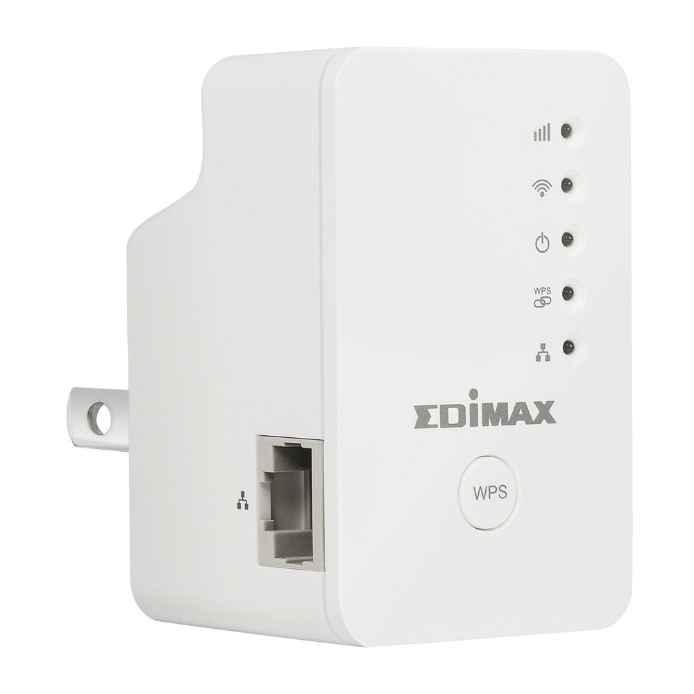 Edimax EW-7438RPn Mini New Version N300 Universal Wireless Range Extender/Wi-Fi Repeater/Wall Plug/Ethernet Port by Edimax