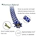 Aupek [2 Pair] Reflective Rope Laces, Athletic Multicolor Bright Round Rope Shoelaces with High Visibility Shoestrings, Fit for Trekking Shoes Sneakers Basketball Shoes (Blue/Green, 36 inches)