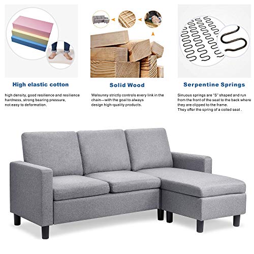 Walsunny-Convertible-Sectional-Sofa-Couch-with-Reversible-Chaise-L-Shaped-Couch-with-Modern-Linen-Fabric-for-Small-Space-Grey