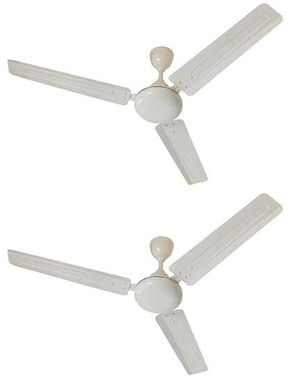 Indo Robot 1200mm Pack Of 2 Ceiling Fan 48 Inch Ivory Amazon