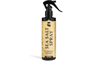 Striking Viking Sea Salt Spray for Men, Citrus Scent, Hair Texturizing Spray - Volumizing, Curl Enhancing, Shape & Hold, 6.76 fl Oz, Paraben Free, Made in Germany