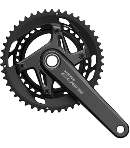 Shimano, GRX FC-RX810-2, Crankset, Speed: 11, Spindle: 24mm, BCD