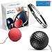 Kaqulec Boxing Reflex Fight Ball Headband Speed Punching Ball Raise Reaction,Agility & Hand Eye Coordination Training Set for Stress Boxing Muay Thai MMA Exercise Punch Combat Muscle Drills