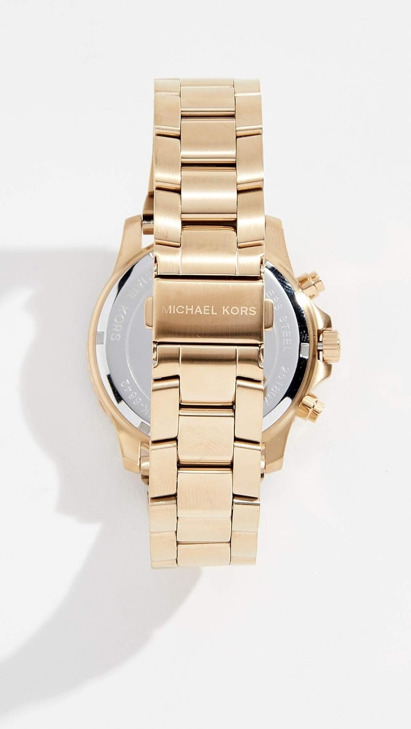Michael Kors Cortlandt Men's Watch, Stainless Steel Chronograph Watch for Men with Steel or Leather Band