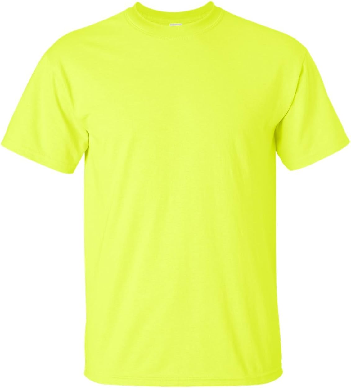 Gildan Ultra Cotton Tall TShirt 10PK,Safety Green,XLT Clothing Men