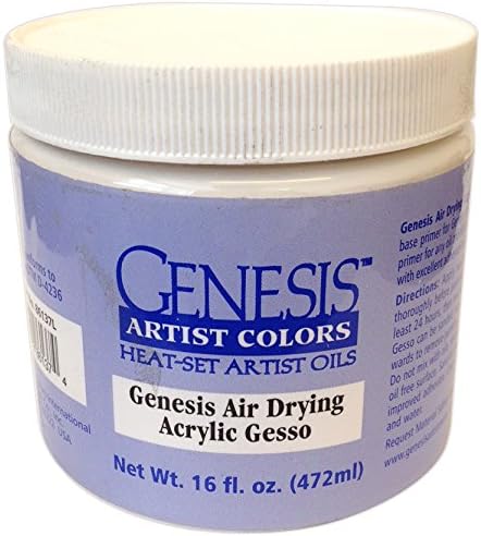 Jones Tones Gac Gesso Air Dry Acrylic Jar, Clear