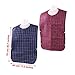 Patelai 2 Pieces Long Adult Bibs Waterproof and Reusable Patient Bibs Clothing Protector for Daily Using