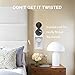 AhaStyle Nest Cam AC Outlet Shelf Wall Mount [White] - [Space Saving Solution with Built-in Cable Channel] [Easy Install with Hardware Included] - for Nest Cam Security Camera