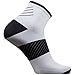 Plantar Fasciitis Sock - Compression Heel/Arch Support, Foot Sleeve, Ankle Socks (L/XL, White)