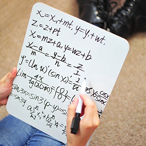 Lockways Dry Erase Whiteboard - Dry Erase Lapboards 9 x 12, 30 Whiteboards for Students, Children, Teachers, Classroom, School