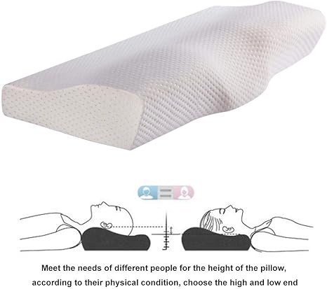 Wedge Memory Foam Pillow Cervical Contour Pillow For Neck Pain