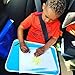 Go Happy Kids Travel Tray - Easily Attaches to Airplane & Train Tray Tables! Lightweight, Sturdy, Easy to Clean & Stow Travel Tray