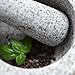 ChefSofi Pestle - Granite Replacement Pestle (Only Pestle [2 Cups Mortar is not Included]) (Gray Unpolished - 6.5