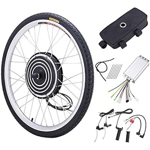 Sfeomi Elektrische fiets-ombouwset, 26 inch, 36 V, 500 W, E-bike, conversiekit, elektrische fiets, ombouwset…