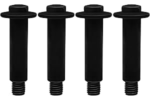REMOLEAN 614650 Shoulder Bolt Recycler Wheel Bolt Compatible with Toro Lawn Mower and Snow Blower, Fits Models 22" Recycler Mower and Toro 1980s, Replaces Part Number 94-2797, 55-9160 and 61-4651, 4 Pack